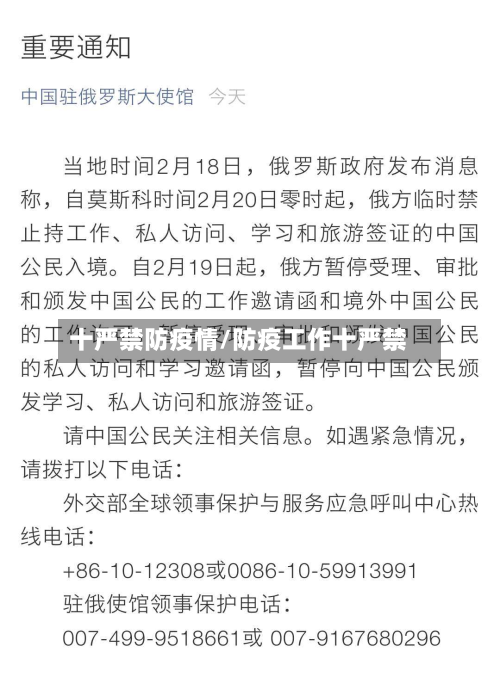 十严禁防疫情/防疫工作十严禁-第2张图片