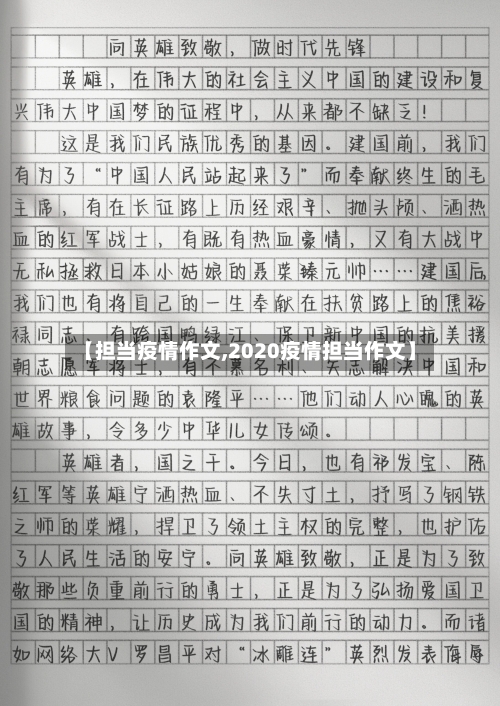 【担当疫情作文,2020疫情担当作文】-第3张图片
