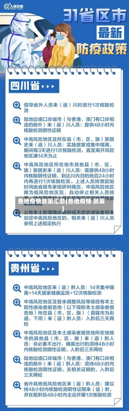 各地疫情政策汇总(各地疫情 政策)
